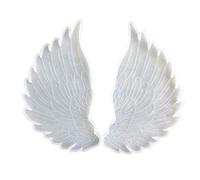 2Pieces Angel Wing Shaped Silicone Resin Molds Feather Tray Epoxy Resin Casting Decorative Artist Kit Defense Keychain Mold