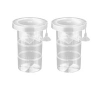 2Pieces Aquariums Reusable Fish Breeding Box With Floating Design And Divider Panel For Fry Growth Protections