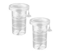 2Pieces Aquariums Reusable Fish Breeding Box With Floating Design And Divider Panel For Fry Growth Protections Fish Tanks Separators For Spawning