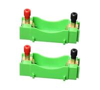 2Pieces Battery Chamber Batteries Holder Case Electricity Experiment Batteries Holder Box For Physics Teaching Student Science Project