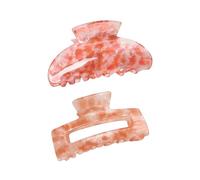 2Pieces Candy Color Hair Claw Clip For Women Girls Bright Color Claw Clip For Thick Thin Hair For Various Outfit