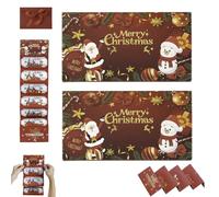 2pieces Christmas Money Or Gift Card Holder with 6 Slots, Christmas Money Envelopes for Cash, Christma Moneys Wallets, Christma Cash Gift Envelopes, Festive Cashs Gifte Organizer, for Girls Boys