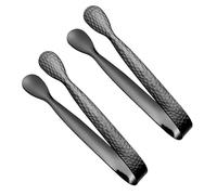 2Pieces Compactly Stainless Steel Ice Tongs for Easy Ice Serving in Homes Partys Essential Serving Sugar