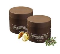2pieces CrownedSkin King Body Butter For Men, Mens Cologne Body Moisturizer, Skin Pheromone Hydrating Bodys Butter, Shea Butters Intense Moisturizing, Non-Sticky Bodys Cream For Dry Skin