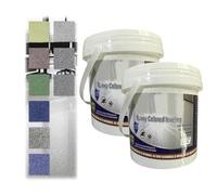 2pieces Epoxy Floor Paint, Self Levelling Epoxy Sand Floor Paint, High Gloss Marble Effect Epoxys Floors Coating, Quick Dry Waterproof Epoxys Colored Leveling, For Concrete Garage Floors, Warehouses