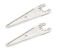 2Pieces Foam and Insulation Cutter Blade, 100mm Oscillating Multi-Function Tool, Triple-Edged, Compatible with Most Brands, Silver