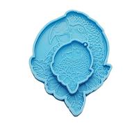 2Pieces Glossy Lovely Parrot Silicone Resin Mold for DIY Keychain Necklace Coaster Jewellery Making Mould Epoxy Mold Silicone Keychain Mold for Resin Animals
