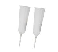2Pieces Grave Vases Artificial Flowers with Foam and Base Suitable for Outdoor and Graveside Flower Vase Memorial Flower Vases