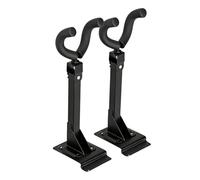 2Pieces Guitar Hook Wall Mount Space Saving Design Ukulele Hanger Iron Texture Perfect for Small Music Instruments Violin Wall Mount