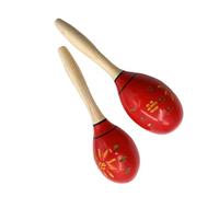 2Pieces Hand Percussion Natural Wood Texture Creating Unique Tone for Educational Purposes and Joyful Handheld Sand Rattles