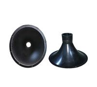 2Pieces Horn Part Compact Size for Small ABS Construction Materials Repair Kits Home Theater Mixer Horn Parts