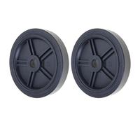 2Pieces Industrial Compressor Casters Wheel Quiet NonOil Replacement Wheel For Smooth Equipment Movement Quiet Mobility Air Compressor Accessories