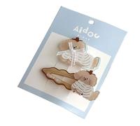 2Pieces Lovely Cartoon Dog/Rabbits Hair Clip Set For Children School Kits Add Sweetness For Various Hairstyles