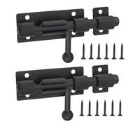 2Pieces Multipurpose 4Inch Sliding Bolts Latches Sturdy Stainless Steel Construction Accessory for Door Closures Stainless Steel Barrels Bolts