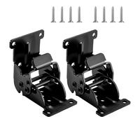 2Pieces Multipurpose Foldable Hinges Latches Home Accessory for Table Legs and Cabinet Door Iron Concealed Hinges Locking Folding Hinges
