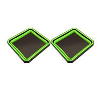 2Pieces Multipurpose Foldable Silicone Tray Organizers for Small Metal Parts for Engineers and Technicians Tool Tray