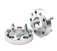2Pieces PCD 5x100 CB 54.1mm Wheel Spacer Adapter 5 Lug Aluminum Suit For Crown For GT2000 For Prius Hubcentric Forged Spacers(35MM Silver Spacers)