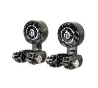2Pieces Practical Movable Shower Head Holders Strong Suction Designs for Bathroom Accessory for Renters Hotel Use Adjustable Shower Mount