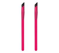 2Pieces Professional Angled Brow Brushes for Defined Eyebrows and Eyeliners Soft Synthetic Bristles NonIrritating Skin Friendly Precisions Brow Shaping Tool