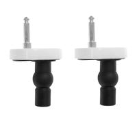 2Pieces Quick Releases Toilet Seat Fixings Versatile Bolts Fittings Secure Installation for Home and Public Restrooms Toilet Seat Hinges Fixings
