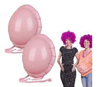 2Pieces Santa Big Belly Inflatable Costume, Adjustable Size Pregnant Fake Belly, Bellys Stuffer Fat Suit Padding Cosplay, Claus Beer Be-lly Props, Cosplay Props Pregnant for Women Men