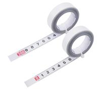 2Pieces Self Adhesive Measuring Tape,3 Metres Reading Sticky Tape with Adhesive Backing,Woodworking Tape Measure,Self-Adhesive Metric Tape Measure for Workbench Woodworking Table Saw Drafting Table