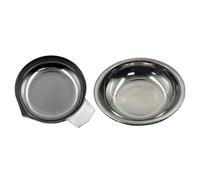 2Pieces Stainless Steel Small Weighing Trays for Digital Electronic Scale Accessories for Jewelry Baking and Kitchen Use Lab Sample Weighing