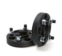 2Pieces Universal Car Customization Wheel Spacers Conversion Adapters 20 25 30 35 40mm PCD 4x115 To 4x108 4x100 4x114.3 Rims Spacers(2PCS 35mm Black)