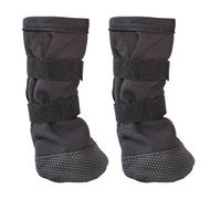 2Pieces Waterproof Adjustable Dog Boot For Injury Recovery Breathable Protective Paws Covers With Antislip Soles Lick Resistant Dog Boot For Wound Recovery