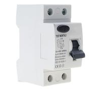 2Pin 30mA Din Rails Earth Leakage Current Breaker Switches Replacement Residual Current Circuits Enduring Electromagnetic Circuits Switches