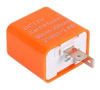2Pin Flasher Relay Speed Adjustable 12V for Motorcycle LED Indicators Turn Signal Light