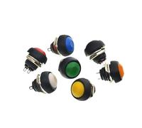 2Pin Switch 12mm 1A waterproof switch pbs33b 12v momentary Push button Switch reset Non-locking pbs-33b IDGTTLDF(2P)