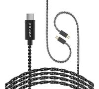 2PIN USB C IEM Cable,Upgraded in Ear Monitor Cable for KZ ZS10 PRO/ZST/ZST-XZS12 PRO X/ZS10 PRO 2/ZSN PRO X/ZSN PRO/EDX PRO/Castor,CCA CRA/C10 (Type c-Without mic, 2PIN)