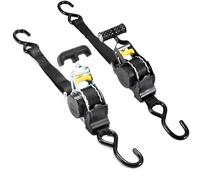 2PK Automatic Ratchet Straps Heavy Duty Retractable Ratchet Tie Down Straps