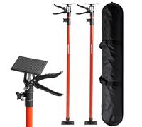 2PK Cabinet Jacks, 120 to 290 cm Adjustable Telescopic Support Pole | Heavy Duty Steel Design, 154 Lbs Capacity, 3rd Hand Support, Installation Jack for Cabinets Drywall Cargo Bars