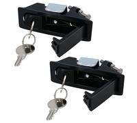 2pk Compression Trigger Latch Compartment Locker Door Lock Catch Keyed Alike