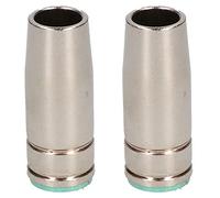2PK Conical Nozzle Shroud Binzel Style Welding Welder MIG MB25 Gas Push On