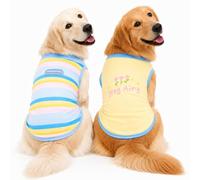 2PK Dog Cooling Sunblock Shirt, Lightweight Sun Protection Summer Vest, XL | Quick Dry, Breathable Summer Ice Silk Clothes, Sleeveless Tshirt for Small to Large Dogs, Ideal for Outdoor Walking Hiking