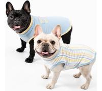2PK Dog Cooling Sunblock Shirt, Soft Lightweight Sun Protection Vest, XS | Quick Dry, Breathable Summer Ice Silk Clothes, Sleeveless Tshirt for Small to Large Dogs, Ideal for Outdoor Walking Hiking