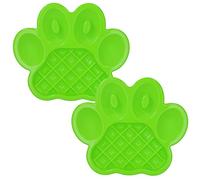 2PK Green Interactive Dog Slow Feeder Dog Food Accessories Control Fast Eating