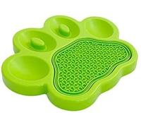 2PK Green Paw Interactive Dog Slow Feeder & Lick Mat Dog Food Accessories