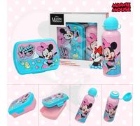 2Pk Kids Aluminum Water Bottle 500ml & Leak Proof Lunch Box, School, Picnic Gift