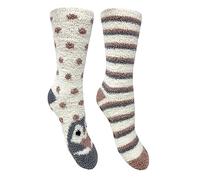 2PK LADIES BRAMBLE COSY (2PK PENGUIN FLUFFY)
