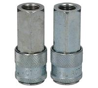 2pk Schrader Profile 17 Series Female Coupler 1/4" BSP Female Thread Air Hose
