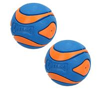 2PK Small Squeaky Durable Rubber High Bouncing Ball Dog Puppy Toy 5cm