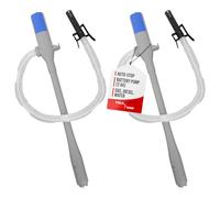 2PK - TERA PUMP TRHA03 BATTERY POWERED WATER, DIESEL, GAS TRANSFER PUMP WITH AUTO-STOP SYSTEM (LEAK PROTECTION) & BUZZER, 2 AA BATTERIES (NOT INCLUDED)