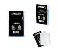 2pks Tabbed Card Sleeves with Easy Pull Tab for Top Loaders & Semi Rigid Holders
