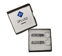 2PLUS2 Engraved Pair of Two Aluminium Pill Money Note Keyrings Personalised Spy Cash Stash Screw Top Keychain in Presentation Box