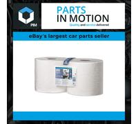 Tork 130062 Heavy-Duty Wiping Paper / 2 Ply Absorbent Paper Roll Suitable for Tork W1 and W2 Systems / White / 2 x 170m / Ø 26.2cm
