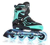 2pm Sports Adjustable Kids Inline Skates, Inline Skates for Boys and Girls - Mint Medium